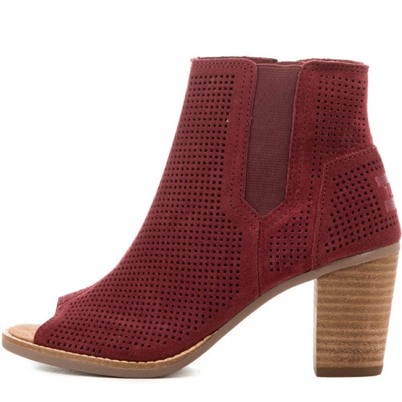 Toms Shoes - TOMS Majorca peep toe booties